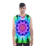 Ornament Kaleidoscope Men s Basketball Tank Top