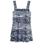 Ethno Seamless Pattern Kids  Layered Skirt Swimsuit