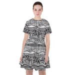 Ethno Seamless Pattern Sailor Dress