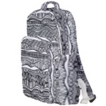 Ethno Seamless Pattern Double Compartment Backpack