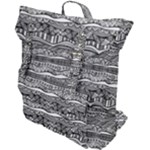 Ethno Seamless Pattern Buckle Up Backpack