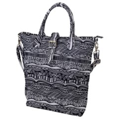 Buckle Top Tote Bag 