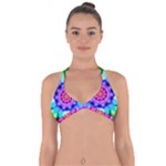 Ornament Kaleidoscope Halter Neck Bikini Top
