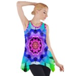 Ornament Kaleidoscope Side Drop Tank Tunic