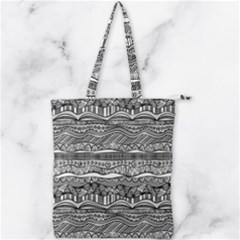 Double Zip Up Tote Bag 