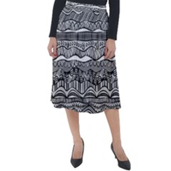 Classic Velour Midi Skirt  