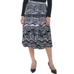 Ethno Seamless Pattern Classic Velour Midi Skirt 