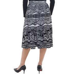 Classic Velour Midi Skirt  