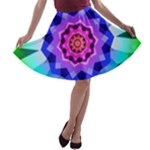 Ornament Kaleidoscope A-line Skater Skirt