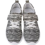 Ethno Seamless Pattern Men s Velcro Strap Shoes