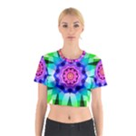 Ornament Kaleidoscope Cotton Crop Top