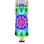 Ornament Kaleidoscope Full Length Maxi Skirt