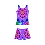Ornament Kaleidoscope Kids  Boyleg Swimsuit