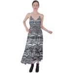 Ethno Seamless Pattern Tie Back Maxi Dress