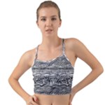 Ethno Seamless Pattern Mini Tank Bikini Top