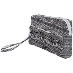 Ethno Seamless Pattern Wristlet Pouch Bag (Small) from ArtsNow.com