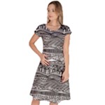 Ethno Seamless Pattern Classic Short Sleeve Dress