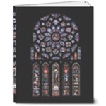 Rosette Cathedral 8  x 10  Softcover Notebook
