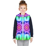 Ornament Kaleidoscope Kids  Hooded Puffer Vest