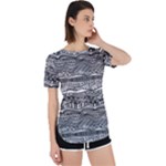 Ethno Seamless Pattern Perpetual Short Sleeve T-Shirt