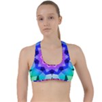 Ornament Kaleidoscope Criss Cross Racerback Sports Bra