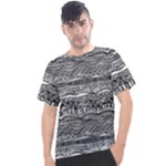 Ethno Seamless Pattern Men s Sport Top