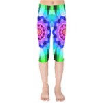 Ornament Kaleidoscope Kids  Capri Leggings 