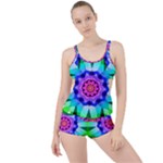 Ornament Kaleidoscope Boyleg Tankini Set 