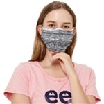 Ethno Seamless Pattern Fitted Cloth Face Mask (Adult)