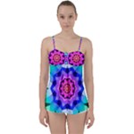 Ornament Kaleidoscope Babydoll Tankini Top