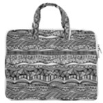 Ethno Seamless Pattern MacBook Pro 16  Double Pocket Laptop Bag 