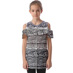 Fold Over Open Sleeve Top 