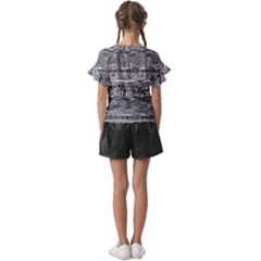Kids  Cut Out Flutter Sleeves 