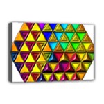 Cube Diced Tile Background Image Deluxe Canvas 18  x 12  (Stretched)
