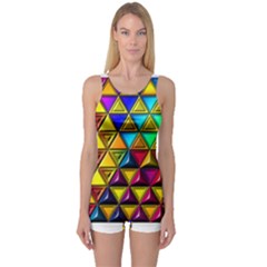 One Piece Boyleg Swimsuit 