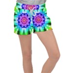 Ornament Kaleidoscope Women s Velour Lounge Shorts