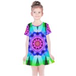 Ornament Kaleidoscope Kids  Simple Cotton Dress