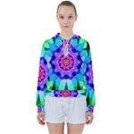 Ornament Kaleidoscope Women s Tie Up Sweat
