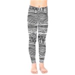 Ethno Seamless Pattern Kids  Classic Winter Leggings