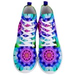 Ornament Kaleidoscope Men s Lightweight High Top Sneakers