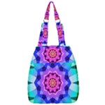 Ornament Kaleidoscope Center Zip Backpack