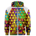 Cube Diced Tile Background Image Men s Zipper Hoodie