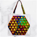 Zipper Grocery Tote Bag 