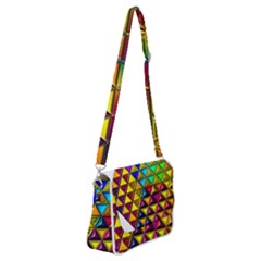 Shoulder Bag with Back Zipper 