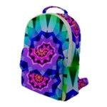 Ornament Kaleidoscope Flap Pocket Backpack (Large)