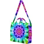 Ornament Kaleidoscope Square Shoulder Tote Bag