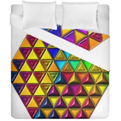 Cube Diced Tile Background Image Duvet Cover Double Side (California King Size) from ArtsNow.com