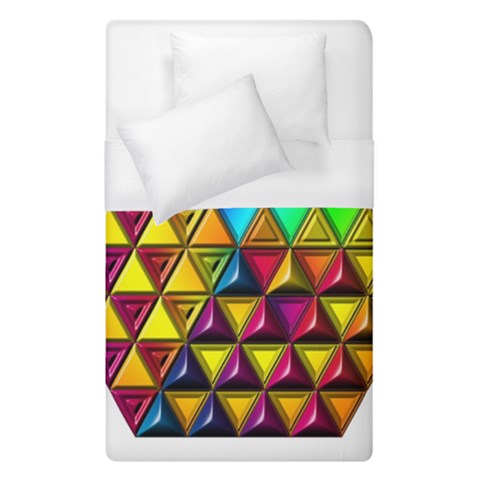 Cube Diced Tile Background Image Duvet Cover (Single Size) from ArtsNow.com