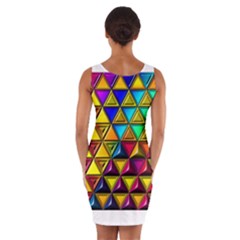 Wrap Front Bodycon Dress 