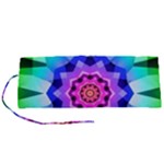 Ornament Kaleidoscope Roll Up Canvas Pencil Holder (S)